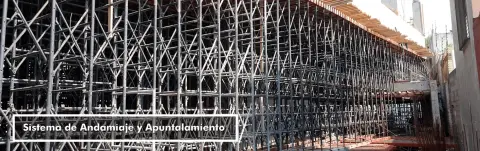 Andamiaje y apuntalamiento, sistemas de soporte para construcción - Construidea