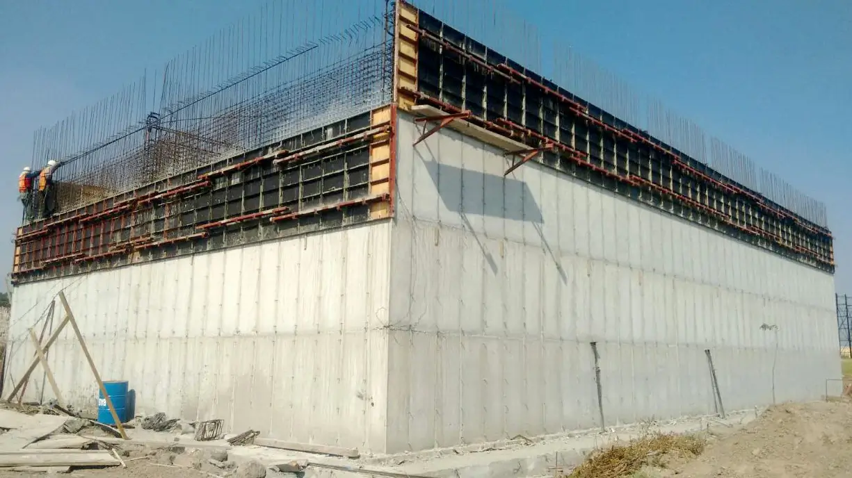 Muros de edificación - Sistema de encofrado para muros