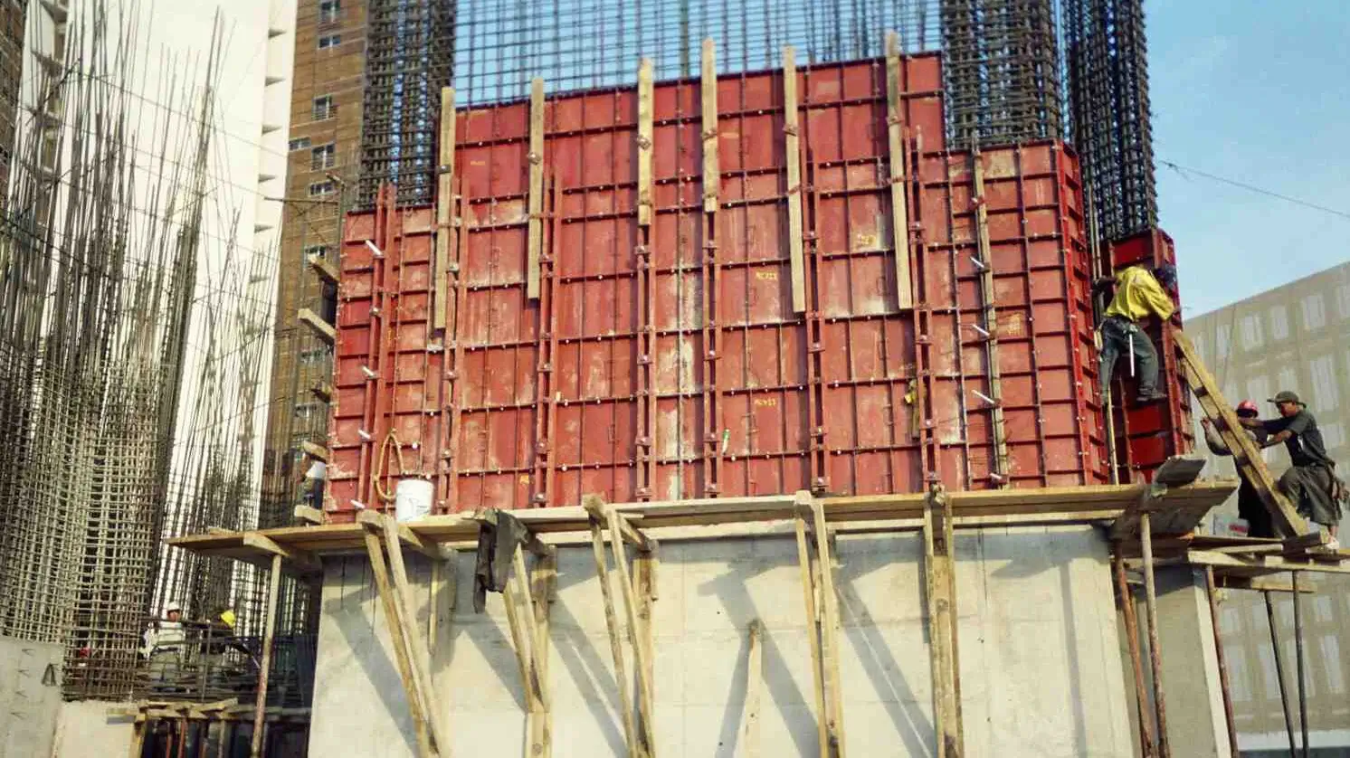 Sistema de cimbra encadenado - Múltiples niveles