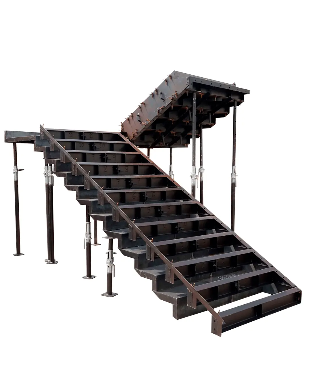 Moldes metálicos para escaleras - Sistema versátil