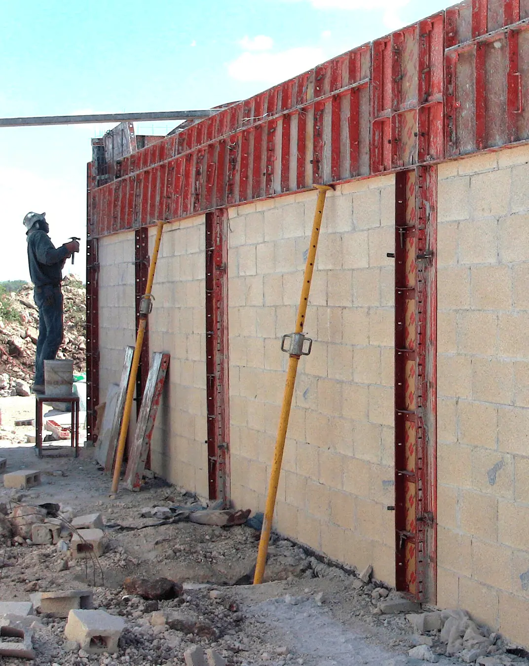 Sistema Híbrido - Combinación de cimbra para vivienda
