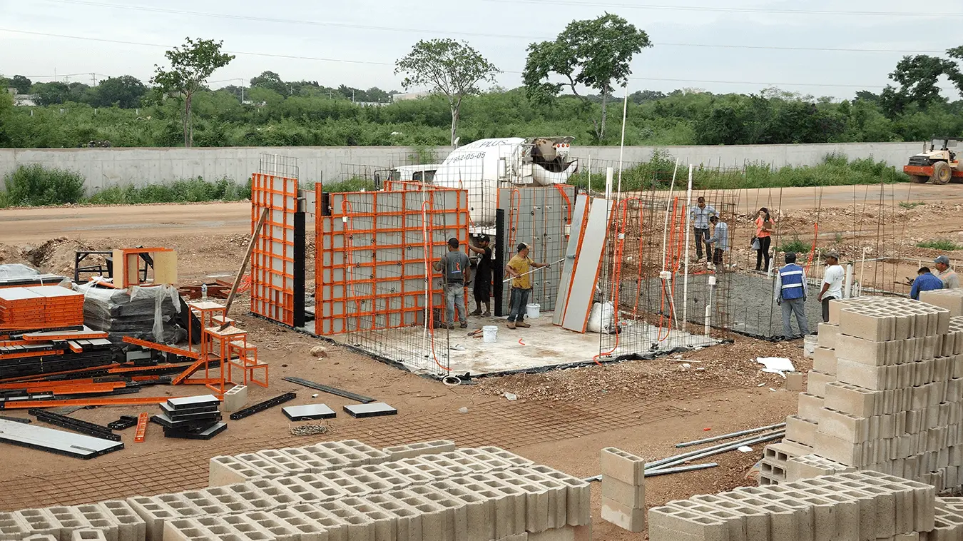 Moldes de cimbra monolítica - Componentes del sistema de encofrado