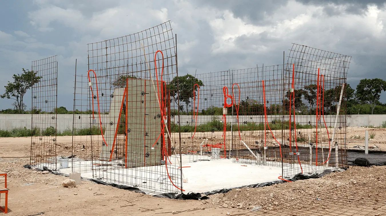 Sistema de cimbra monolítico - Panel modular para construcción de muros y losas