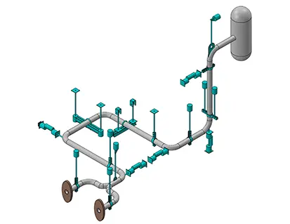 Soportes para tubería - Sistema completo de fijación y soporte